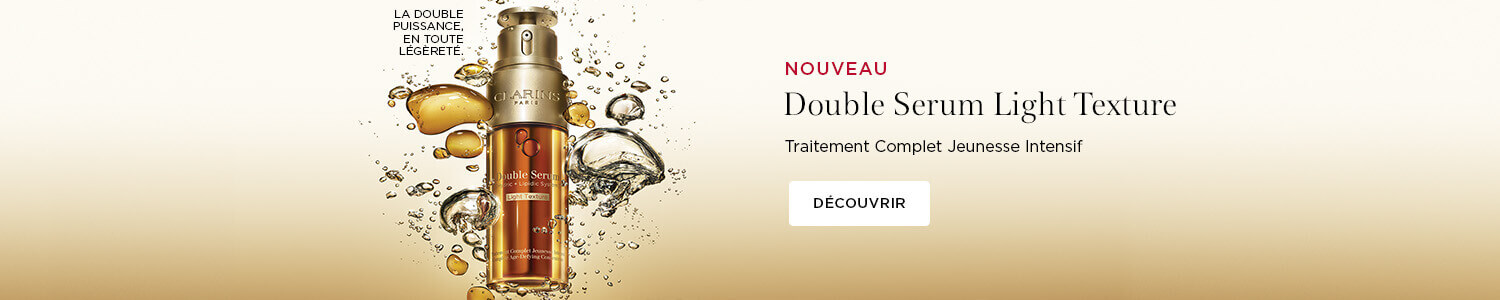 Bannière Clarins